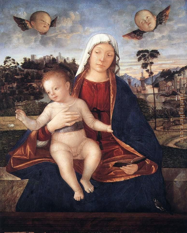 Madonna and Blessing Child painting - Vittore Carpaccio Madonna and Blessing Child art painting
